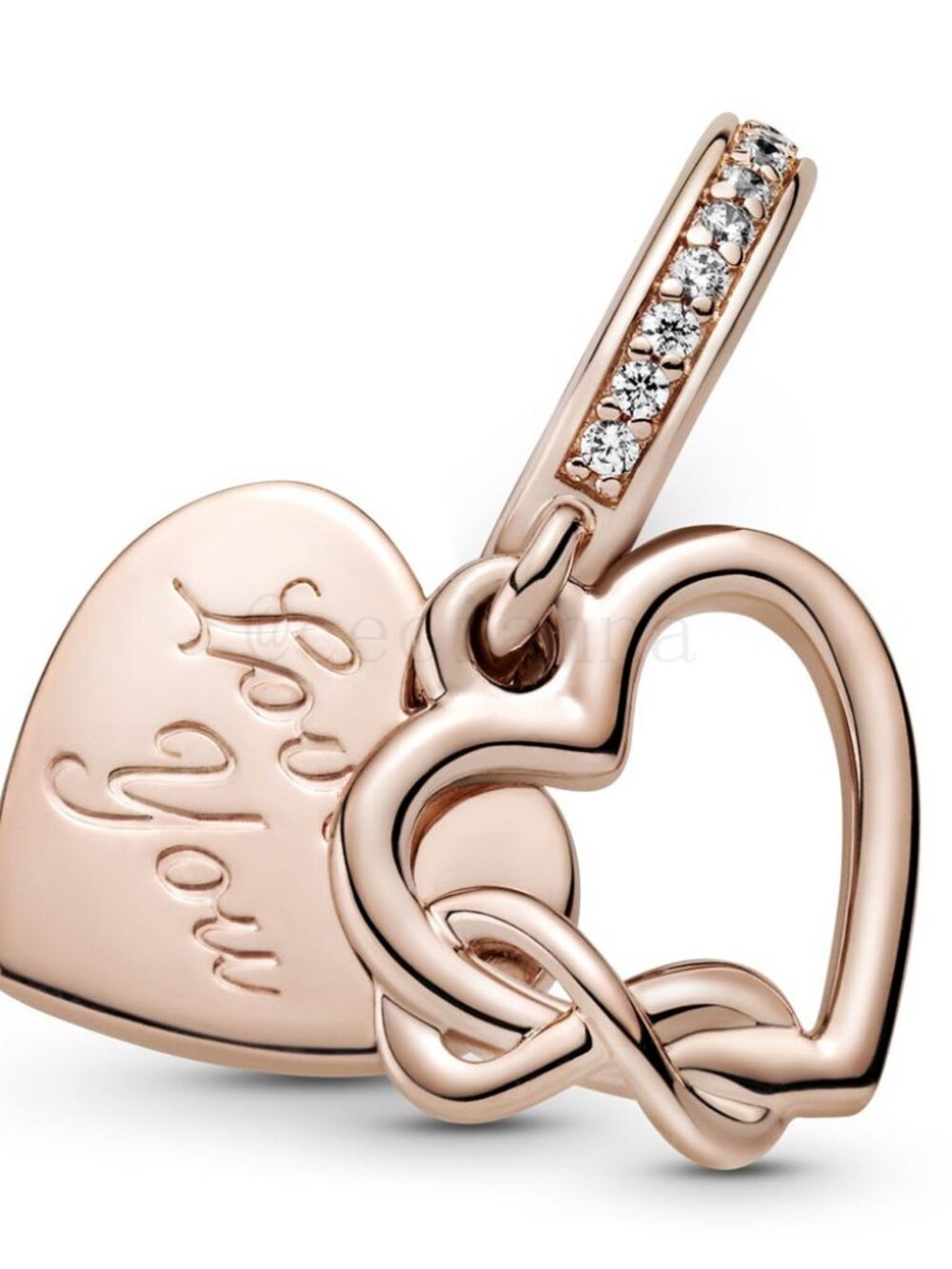 Pandora Rose™ Love You Infinity Heart Charm
